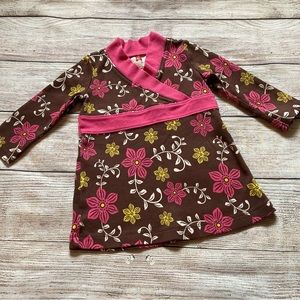 Tea Collection Long Sleeve Dress Girls Size Medium 12-18 mo
